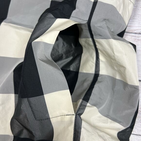 Christian Dior Anorak Hoodie Black White Plaid Print Oversized Jacket Size M - Picture 13 of 16